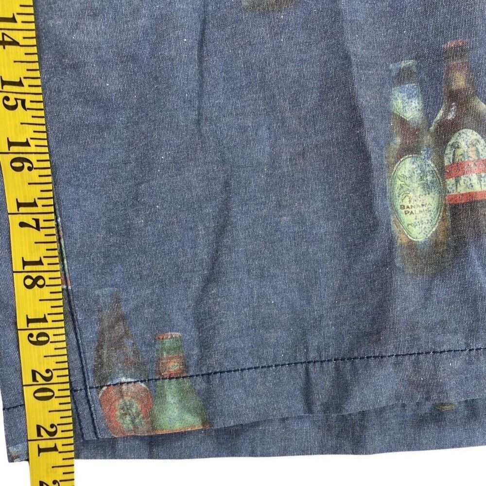 Tommy Bahama Relax Men's Size L Swim Trunks Blue Beer Print Casual Pool Beach - Picture 6 of 8